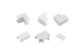 Kaapelihyllyt, Kaapelisukat & Kaapelisiteet - D-LINE Accessory Kit 25x16 White - DLFSA2-AP