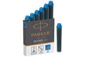 Lisätarvikkeet kouluun - Parker Mini Fountain Pen Ink Refill Cartridges | Blue QUINK Ink | 6 Count - 1950409