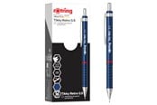 Kirjoitus- ja piirustustarvikkeet - Rotring Tikky Retro Mechanical Pencils | 2B 0.5 mm | Blue Barrels | 12 Count - 2202566