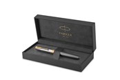 Kirjoitus- ja piirustustarvikkeet - Parker Sonnet Intrerpid Journeys Collection Rollerball Pen Ancient China Edition Grey Lacquer with Solid Silver Cap & Gold Trims Fine Point Gift Box - 2207188