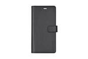 Puhelin - Kannet ja kotelot - Radicover Phone Case Samsung S25 5G Flipcover Anti Radi RFID 3 Card Black PU - RAD303
