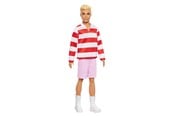 Nuket & tarvikkeet - Barbie Fashionista Ken Doll Red & White Stripes - HYV01
