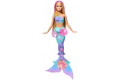 Nuket & tarvikkeet - Barbie Blooming Magic White Mermaid Doll - JDM72