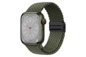 Smartwatch - Lisävarusteet - Lippa Apple Watch Nylon Strap incl. Magnetic Lock 42/44/45/46/49 mm - Green - LPAW144