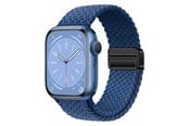 Smartwatch - Lisävarusteet - Lippa Apple Watch Nylon Strap incl. Magnetic Lock 42/44/45/46/49 mm - Blue - LPAW145