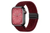 Smartwatch - Lisävarusteet - Lippa Apple Watch Nylon Strap incl. Magnetic Clasp 38/40/41 mm - Red - LPAW141