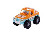 Leluautot - Cavallino Toys Cavallino Jeep Orange with 2 Play Figures - 3501SF01