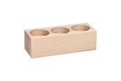 Askartelu- ja taidetarvikkeet - Playwood - Tealight holder Rectangle Beechwood - SL204E