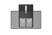 Seinäkiinnitys, AV-kiinnikkeet & AV-kalusteet - Deltaco OFFICE Manual Height-Adjustable Display Wall Mount - Max 90 kg - recommended for 75"-90" - ARM-0801