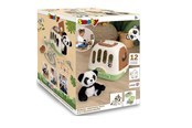 Pehmolelu - Smoby Animal Care Travel Basket with Panda 12pcs. - 7600340303