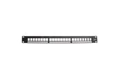 Muut kaapelit - Triax Patch Panel 19" 1U Keystone CAT6 UTP 24 Portar - 157082