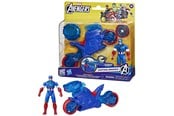 Hahmot - Marvel Avengers Epic World of Action Captain America Shield-Shot Cycle 10 cm - G08895L0