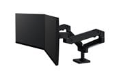 Näytön kiinnitys - Ergotron LX Pro mounting kit - modular - for 2 LCD displays - side-by-side - black - 45-686-292