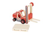 Leluautot - Small Foot - Wooden Forklift with Pallet - 12636