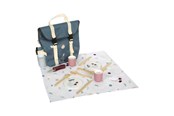 Vauva- ja taaperolelut - Small Foot - Backpack with Wooden Picnic Tasty Playset 14pcs. - 12539
