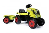 Ulkoleikit - Smoby Tractor Claas with Trailer - 710114