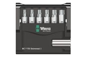 Poranterät & Ruuvauskärjet - Wera Bit-Check 7 TX Universal 1 - 05056294001