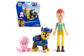 Hahmot - Paw Patrol Chase & Captain Turbot Figure Pack with Baby Octopus - 6072992