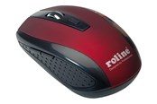 Hiiret - Roline - mouse - 2.4 GHz - black red - Hiiri - Optinen - 5 painiketta - Punainen - 18.01.1087