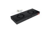 Räkit - Rack - Roline - rack fan - 2 fans with thermostat - 1U - 26.21.0271