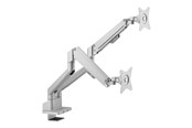 Seinäkiinnitys, AV-kiinnikkeet & AV-kalusteet - Roline mounting kit - streamlined - for 2 LCD displays - pneumatic - silver - Max 18 kg - recommended for - 17.03.1158