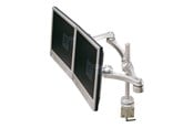 Seinäkiinnitys, AV-kiinnikkeet & AV-kalusteet - Roline Dual LCD Monitor Arm - Max 8 kg - recommended for - 17.03.1230