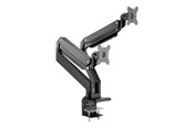 Seinäkiinnitys, AV-kiinnikkeet & AV-kalusteet - Roline Dual LCD Monitor Stand Pneumatic - Max 15 kg - recommended for - 17.03.1117