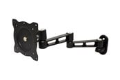Seinäkiinnitys, AV-kiinnikkeet & AV-kalusteet - Roline bracket - adjustable arm - for LCD display - black - Max 10 kg - recommended for - 17.03.1198