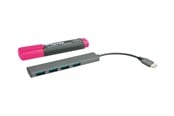USB hub - Roline USB 3.2 Gen 1 Hub USB hub - 4 porttia - USB 3.2 - Harmaa - 14.02.5052