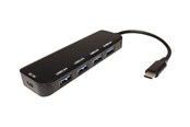 USB hub - Roline VALUE USB 3.2 Gen 1 Hub USB hub - 4 porttia - Musta - 14.99.5039
