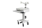 Seinäkiinnitys, AV-kiinnikkeet & AV-kalusteet - Roline cart - for 2 LCD displays / keyboard / mouse / PC / notebook - Max - recommended for - 17.03.1175