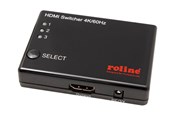 Näyttö- & audiokytkimet - Roline HDMI Switch - 14.01.3575