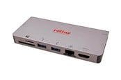 Telakointiasemat - Roline - docking station - USB-C 3.2 - VGA HDMI - 1GbE - 12.02.1022