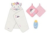 Nuket & tarvikkeet - Baby Born Hooded Towel Set - 837573
