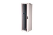Räkit - Rack - Roline Basic - cabinet - with glass door 600 x 600 mm (WxD) - 42U - 26.21.0042