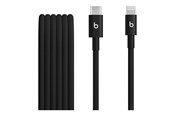 USB kaapelit - Apple Beats USB-C to Lightning Woven Cable (1.5 m / 5 ft.) – Bolt Black - MDGK4ZM/A