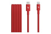 USB kaapelit - Apple Beats USB-C to Lightning Woven Cable (1.5 m / 5 ft.) – Rapid Red - MFEH4ZM/A