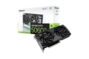 Näytönohjaimet - PNY GeForce RTX 5060 Ti Dual Fan - 8GB GDDR7 RAM - Näytönohjaimet - VCG5060T8DFXPB1