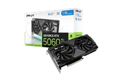 Näytönohjaimet - PNY GeForce RTX 5060 Ti Dual Fan OC - 8GB GDDR7 RAM - Näytönohjaimet - VCG5060T8DFXPB1-O