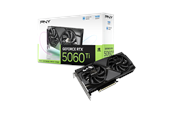 Näytönohjaimet - PNY GeForce RTX 5060 Ti Dual Fan - 16GB GDDR7 RAM - Näytönohjaimet - VCG5060T16DFXPB1