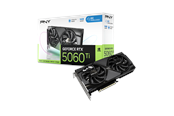 Näytönohjaimet - PNY GeForce RTX 5060 Ti Dual Fan OC - 16GB GDDR7 RAM - Näytönohjaimet - VCG5060T16DFXPB1-O
