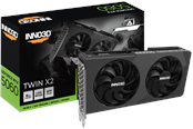 Näytönohjaimet - Inno3D GeForce RTX 5060 Twin X2 - 8GB GDDR7 RAM - Näytönohjaimet - N50602-08D7-195071N
