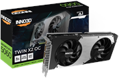 Näytönohjaimet - Inno3D GeForce RTX 5060 Twin X2 OC - 8GB GDDR7 RAM - Näytönohjaimet - N50602-08D7X-195070N