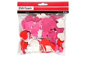 Askartelu- ja taidetarvikkeet - Creativ Company - Foam shapes Hearts Self-adhesive 200 pcs. - 790150