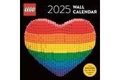 Harrastustarvikkeet - Euromic LEGO®Wall Calendar 2025 - Rainbow Heart - 4013062-228792