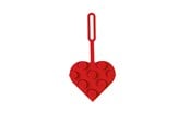 Harrastustarvikkeet - Euromic LEGO® Bag Tag/Luggage tag Brick Heart Red - 4006151-53658