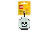 Harrastustarvikkeet - Euromic LEGO® Bag Tag/Luggage tag Skeleton Face Glow in the Dark - 4006151-53648