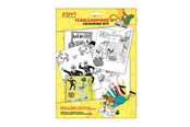 Kirjoitus- ja piirustustarvikkeet - Euromic PIPPI Coloring set w/6 col. pencils stickers - 163706853