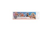 Lisätarvikkeet kouluun - Euromic 4-pack erasers - 4 shaped erasers packed in acetate box with eurohole (size of box 5.2 x 16 cm) - 145707106