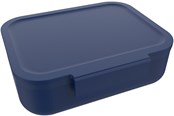 Lisätarvikkeet kouluun - Euromic LUNCH BUDDIES Navy Blue lunch box w/clip&divider - 088908724-21455826